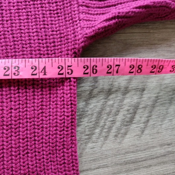 Torrid Cold Shoulder Sweater Pink Womans Size 3X New - Picture 7 of 9